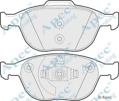 APEC BRAKING pad1326 -  Комплект тормозных колодок, дисковый тормоз
